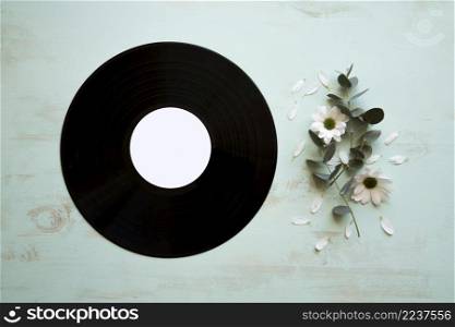 floral vinyl mockup