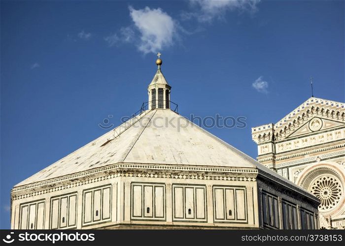 Florence cathedral and blue sky