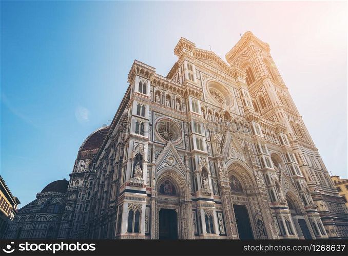Florence Cathedral - The main church of Florence, Italy, is the UNESCO world heritage situated in the historic center of Florence and is major attraction to tourist visiting Italy.