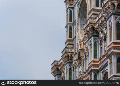 Florence&rsquo;s Duomo facade from another point of view
