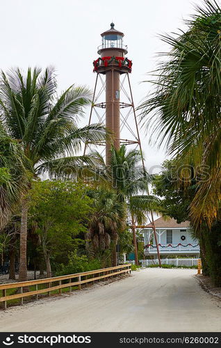 Florida Sanibel island lighthouse in USA