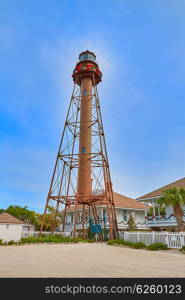 Florida Sanibel island lighthouse in USA