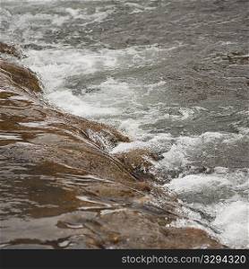 Flow of river in Vail, Colorado