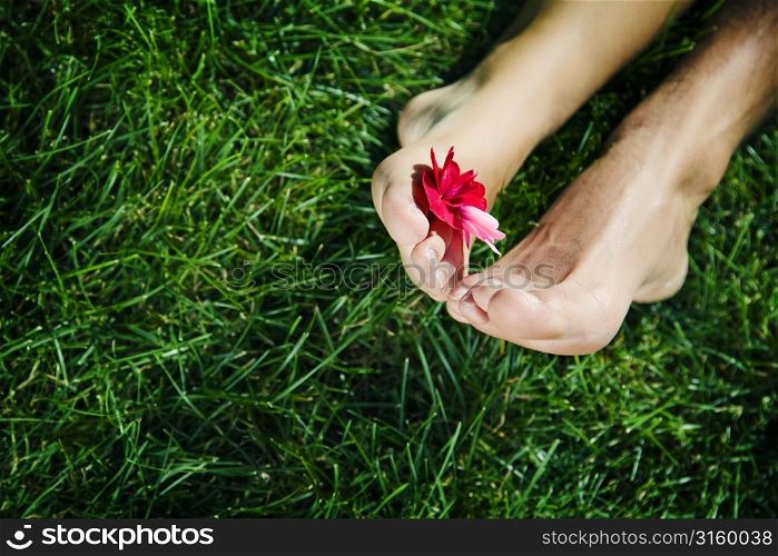 Flower in toes