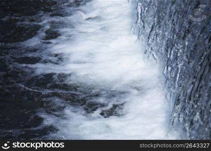 Flowing water