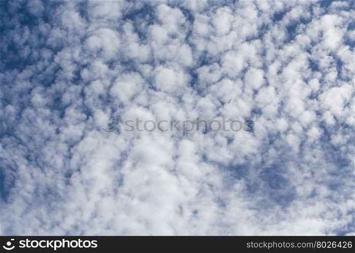 Fluffy clouds, sunny day, sunshine, blue skies, white clouds
