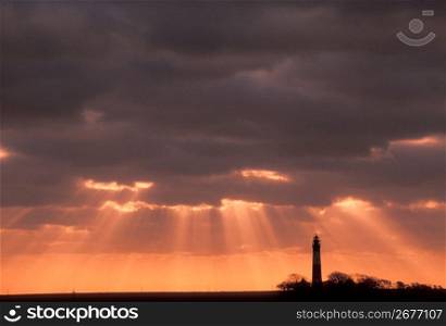 Flugge lighthouse, Baltic Coast, Germany