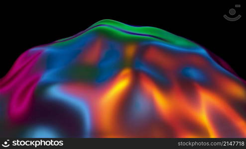 Fluid iridescent blob with a bumpy surface, computer generated, 3d rendering abstract backdrop Fluid iridescent blob with a bumpy surface, computer generated, 3d rendering abstract backdrop. Fluid iridescent blob with a bumpy surface, computer generated, 3d rendering abstract backdrop.