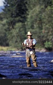Fly Fishing in the Santiam River