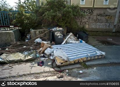 Fly tipping in Greenwich, London