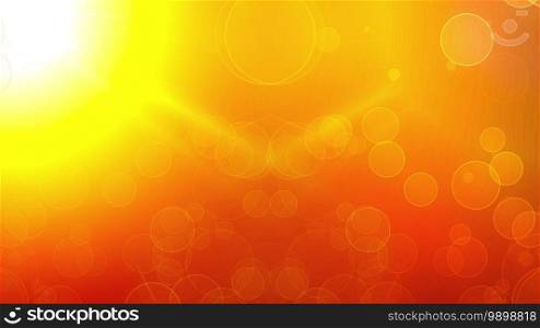 Flying round spots in the rays of a warm light source, computer generated. 3D rendering of modern abstract background. Flying round spots in the rays of a warm light source, computer generated. Modern abstract background, 3D rendering