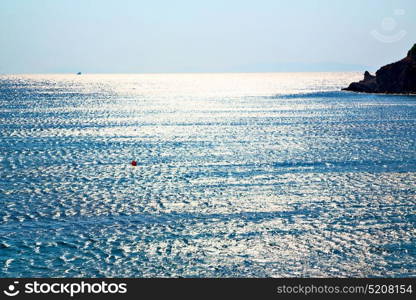 foam and froth in the sea of mediterranean greece