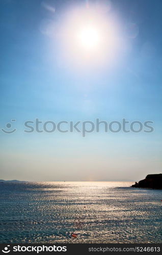 foam and froth in the sea of mediterranean greece