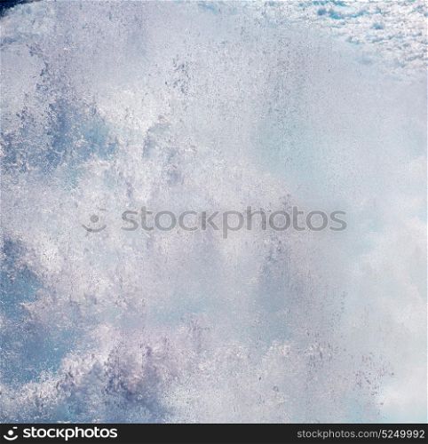foam and froth in the sea of mediterranean greece