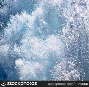 foam and froth in the sea of mediterranean greece