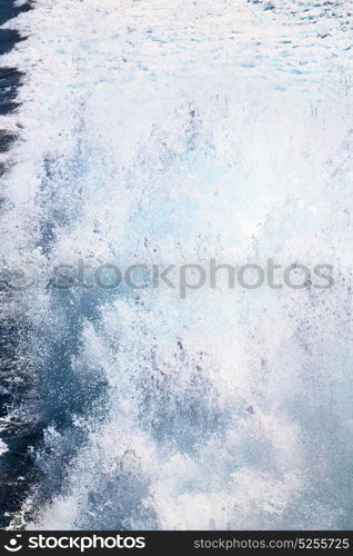 foam and froth in the sea of mediterranean greece