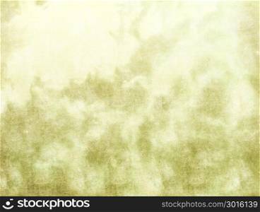 Fog and clouds on a textured vintage paper background with grunge stains.