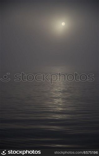 fog at dawn amid the oceanamid the ocean