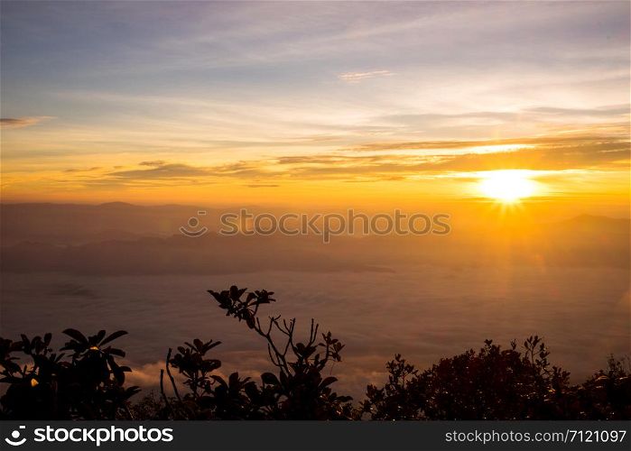Fog Mountain Doi Luang Chiang Dao Province Chiang Mai Thailand landscape