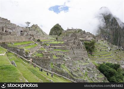 Foggy Machu Picchu