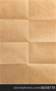 folded brown paper as texture