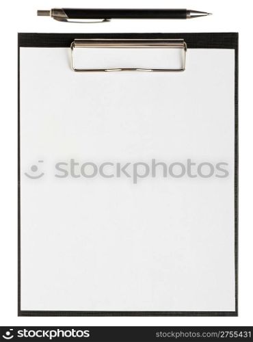 Folder for papers. Office subject it is isolated on a white background