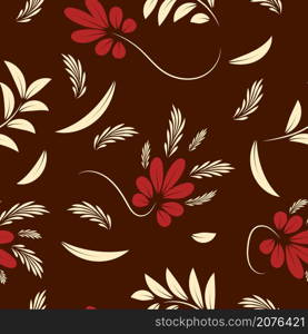 Folk flowers print Floral pattern Ethnic art