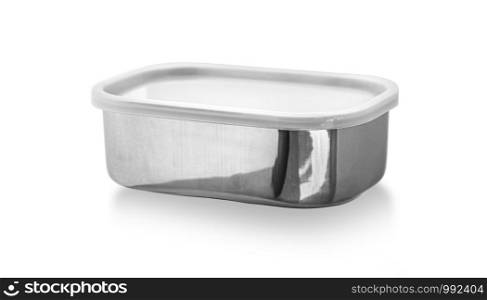 food container isolated on white background, with clipping path