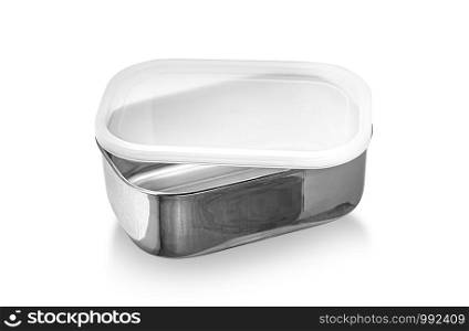 food container isolated on white background, with clipping path