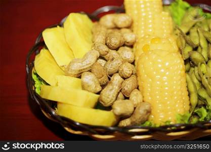 Food in a bowl, Hohhot, Inner Mongolia, China