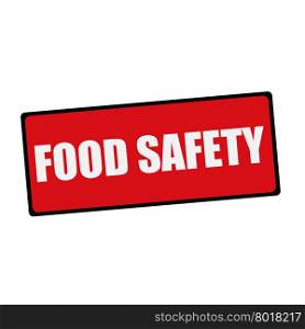 Food safety wording on rectangular signs