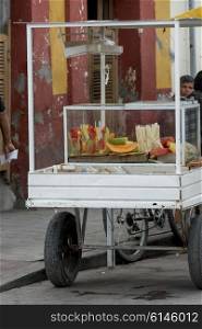 Food stall on street, Centro, Dolores Hidalgo, Guanajuato, Mexico