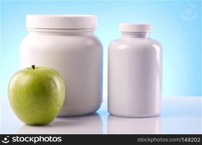 Food supplements, healthy diet. Food supplements, healthy diet and science