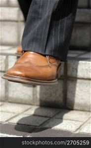 Foot of the businessman