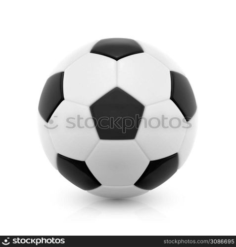 Football ball vector illustration isolated on white background.. Football ball vector illustration isolated on white background