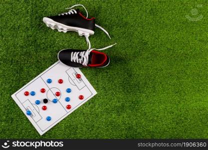 football composition with board shoes. High resolution photo. football composition with board shoes. High quality photo