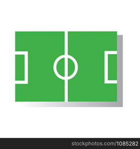 football field icon vector