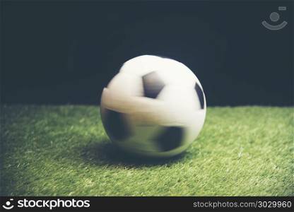 Football picture with movement for the World Cup.