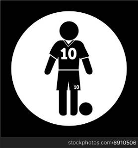Football Soccer Player Icon