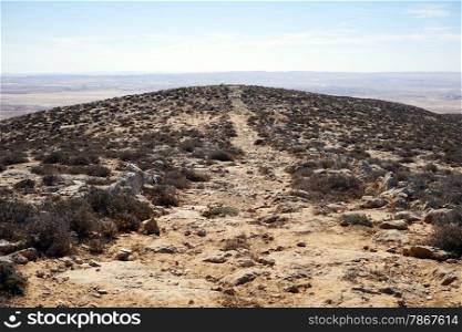Footpath on the mount near Amasa, Israel