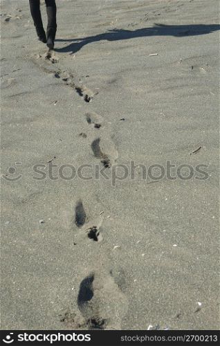 Footprint in sands