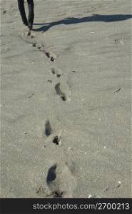 Footprint in sands