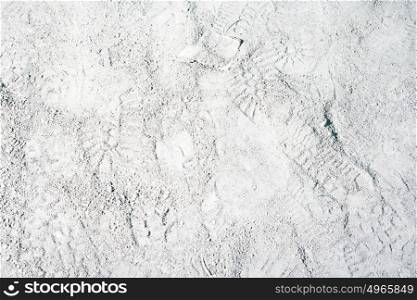 Footprints in sand