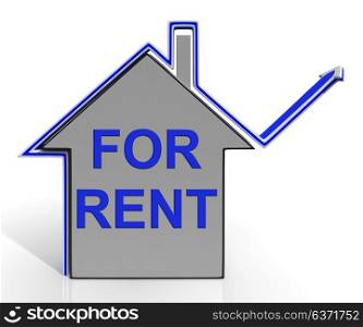 For Rent House Showing Landlord Leasing Property To Tennant