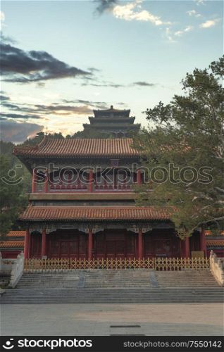 Forbidden City in Beijing. Chinese heritage