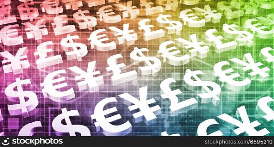 Foreign Exchange or Forex as a Web Concept. Foreign Exchange