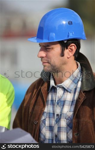 Foreman on building site