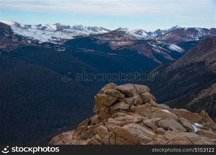 Forest Canyon Overlook in Rocky Mountain National Park
