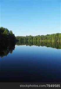 forest lake. karelia