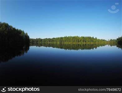 forest lake. karelia